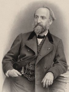 作曲家アントワーヌ フランソワ マルモンテル 1816-1898 の肖像。 作： Alfred Lemoine