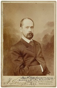 Feodor Stravinski (1843-1902) - バスオペラ歌手の肖像 Fyodor Ignatievich Stravinsky (1843-1902) - Petersburg Photo studio Alfred Lorens. 写真 作： Alfred Lorens