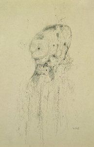 孤独な人または考える人 作： Alfred Otto Wolfgang Schulze Wols