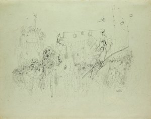 無題、1941～42年頃（紙にインク） 作： Alfred Otto Wolfgang Schulze Wols