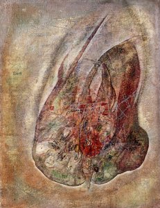 無題、1946年頃（キャンバスに油彩） 作： Alfred Otto Wolfgang Schulze Wols