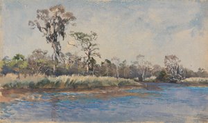 ノースカロライナ州ウィルミントンのクリーク 作： Alfred Parsons