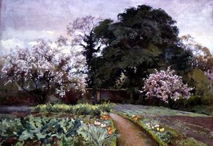 A Kitchen Garden, Frome, Somerset 作： Alfred Parsons