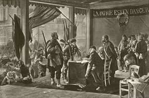 ボランティアの登録、1870（グラビア） 作： Alfred Paul Marie Richemont