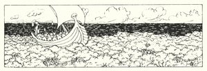 ルシアンの真実の歴史樹上の航海（エングレーヴィング） 作： Alfred Payne Garnett