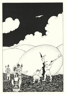 ルシアンの真実の歴史ハルシオンの卵（エングレーヴィング） 作： Alfred Payne Garnett