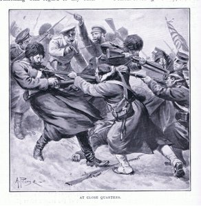 間近では、カッセルの日露戦争の歴史第1巻、1900年頃のイラスト 作： Alfred Pearse