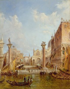 ヴェネツィアのサンマルコ寺院の柱 作： Alfred Pollentine