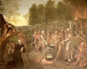 3人のイエズス会司祭の殉教、1649年 作： Alfred Pommier