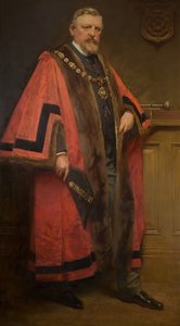 市会議員ジョン・タウンゼントの肖像、1902年。 作： Alfred Priest