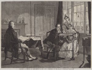 1823年のダーリントンでのジョージスティーブンソン 作： Alfred Rankley