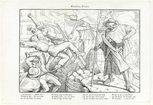 また死の舞踏 プレートV 作： Alfred Rethel