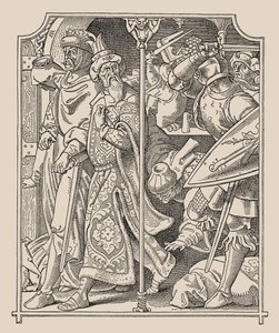 ニーベルンゲン。エツェルとクリエムヒルド、1840-1841。 作： Alfred Rethel