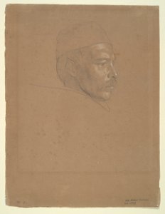 男の研究 作： Alfred Rethel