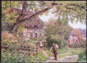 1912年にDent＆Sons Limitedが発行したThe Cottages and the Village Life of Rural Englandのサフォーク、ホートンのレーンによるA