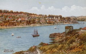 Fowey、ポルアン城から