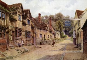 以前は織工、カージー、サフォークが住んでいた家 作： Alfred Robert Quinton