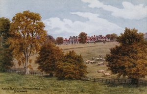 Knole Park、Sevenoaks、Tonbridge Roadから 作： Alfred Robert Quinton