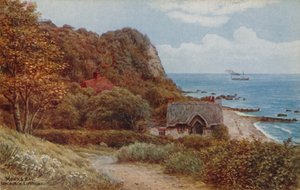 モンクスベイ、ボンチャーチ、ワイト島の私 作： Alfred Robert Quinton