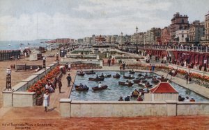 新しいボート遊びのプールと庭園、ブライトン 作： Alfred Robert Quinton
