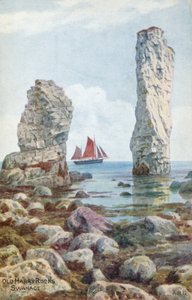 オールドハリーロックス、スワネージ 作： Alfred Robert Quinton