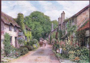 Rossington, Near Porlock, Somerset, The Cottages and the Village Life of Rural England (Dent & Sons Limited出版)より。