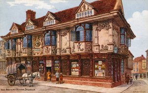 古代の家、イプスウィッチ 作： Alfred Robert Quinton