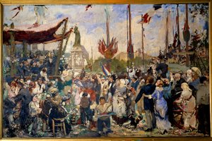 第三共和政：」7月14日 作： Alfred Roll