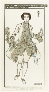 オペラの衣装デザインデアローゼンカヴァリエ薔薇の騎士リチャードシュトラウス作、1910年