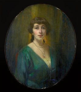 見知らぬ女性の肖像 作： Alfred Rudolfowitsch Eberling