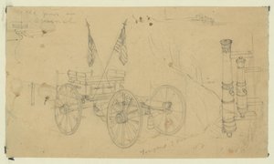 兵器庫の古い銃
