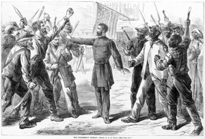 The Freedmen&39;s Bureau、ハーパーズウィークリー、1868年