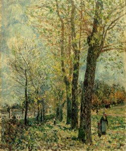 A.シスレー、モレ周辺の風景 作： Alfred Sisley