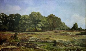 ラセルサンクラウドの栗の路地 作： Alfred Sisley