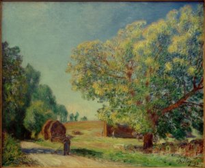 森の周り 作： Alfred Sisley