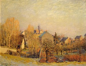ルーブシエンヌの冷ややかな朝 作： Alfred Sisley