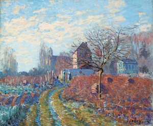 ジュリーブランシュ-サンマルタンの夏、1874 作： Alfred Sisley
