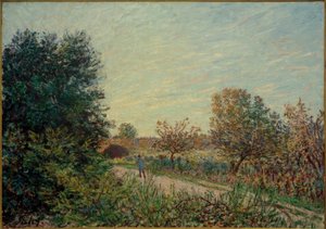 道 作： Alfred Sisley