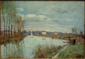 アルジャントゥイユのセーヌ川 作： Alfred Sisley