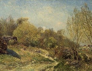 風景 作： Alfred Sisley