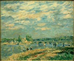 ポンドセーヴル 作： Alfred Sisley