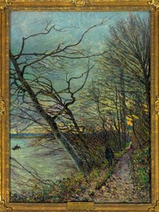 Le bois des Roches, Veneux - Nadon (Veneux-les-Sablons), seine et marne アルフレッド・シスレー（1839-1899）による絵画 1880 Dim 0,73 x 0,55 m Paris musee du Louvre Mandatory mention: Donation Helene et Victor Lyon 作： Alfred Sisley