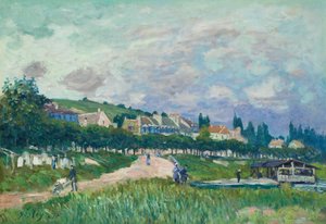 ル・ラヴォワール（洗濯場） 作： Alfred Sisley
