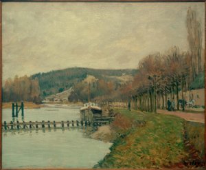 コトードブージヴァル 作： Alfred Sisley
