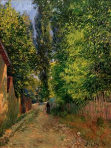 ルーベシエンヌ周辺 作： Alfred Sisley