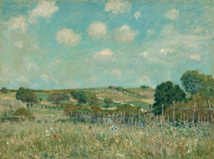 牧草地 作： Alfred Sisley