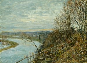 11月の午後 作： Alfred Sisley