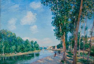 聖マム、6 月のソレイユ - アルフレッド・シスレー (1839-1899) の絵画 作： Alfred Sisley