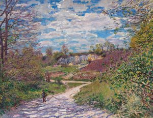 ヴヌー ナドンの冬の太陽 ヴヌー ナドンの冬の太陽、1879 年。 作： Alfred Sisley