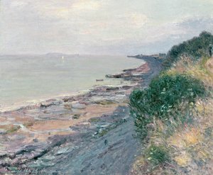 ペナースの崖、夕方、干潮時 作： Alfred Sisley